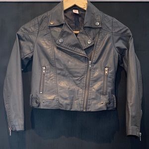 Faux leather jacket